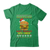 Happy Holidays With Cheese Christmas Cheeseburger Gift T-Shirt & Sweatshirt | Teecentury.com