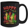 Happy Juneteenth Day Black Freedom African Mug Coffee Mug | Teecentury.com