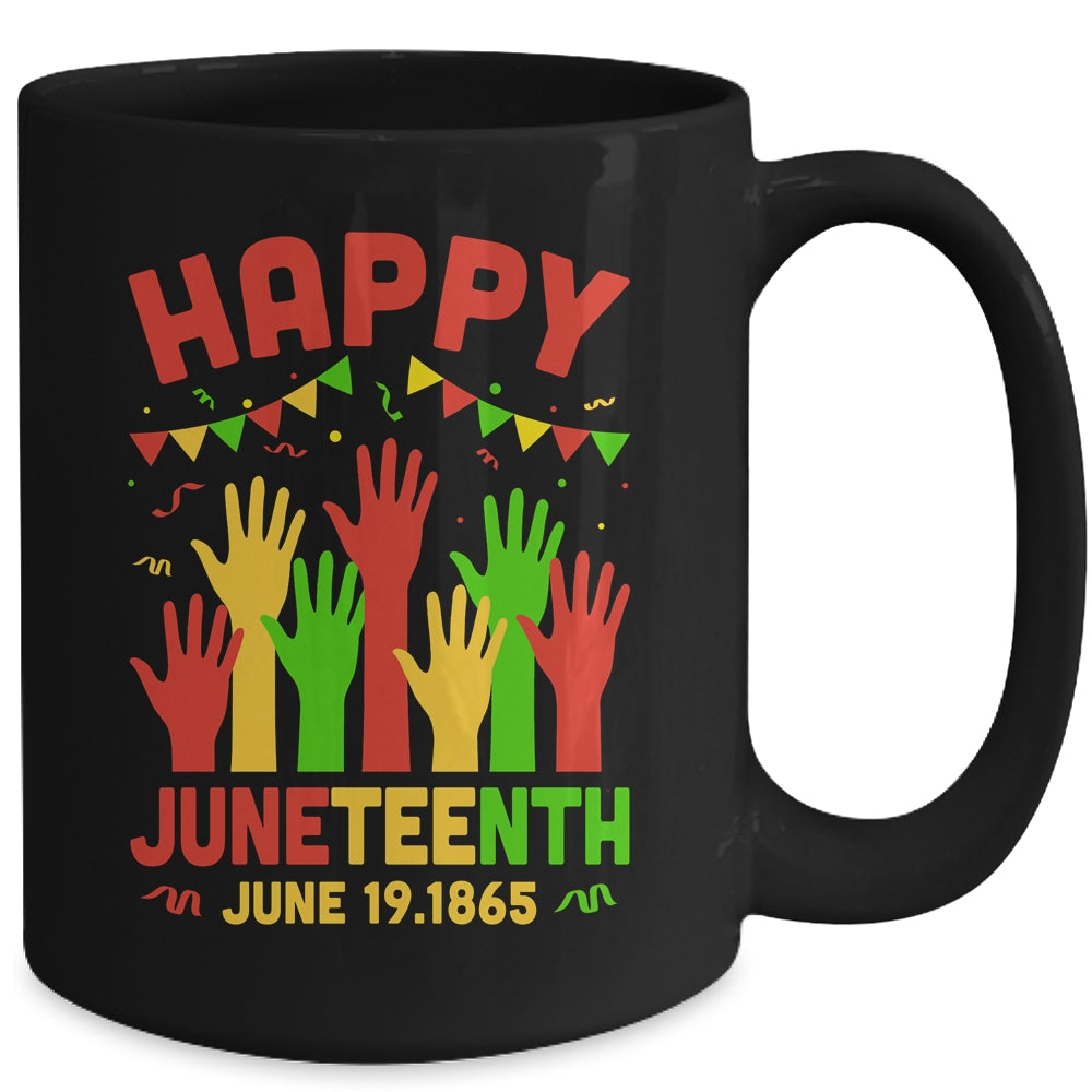 Happy Juneteenth Day Black Freedom African Mug Coffee Mug | Teecentury.com