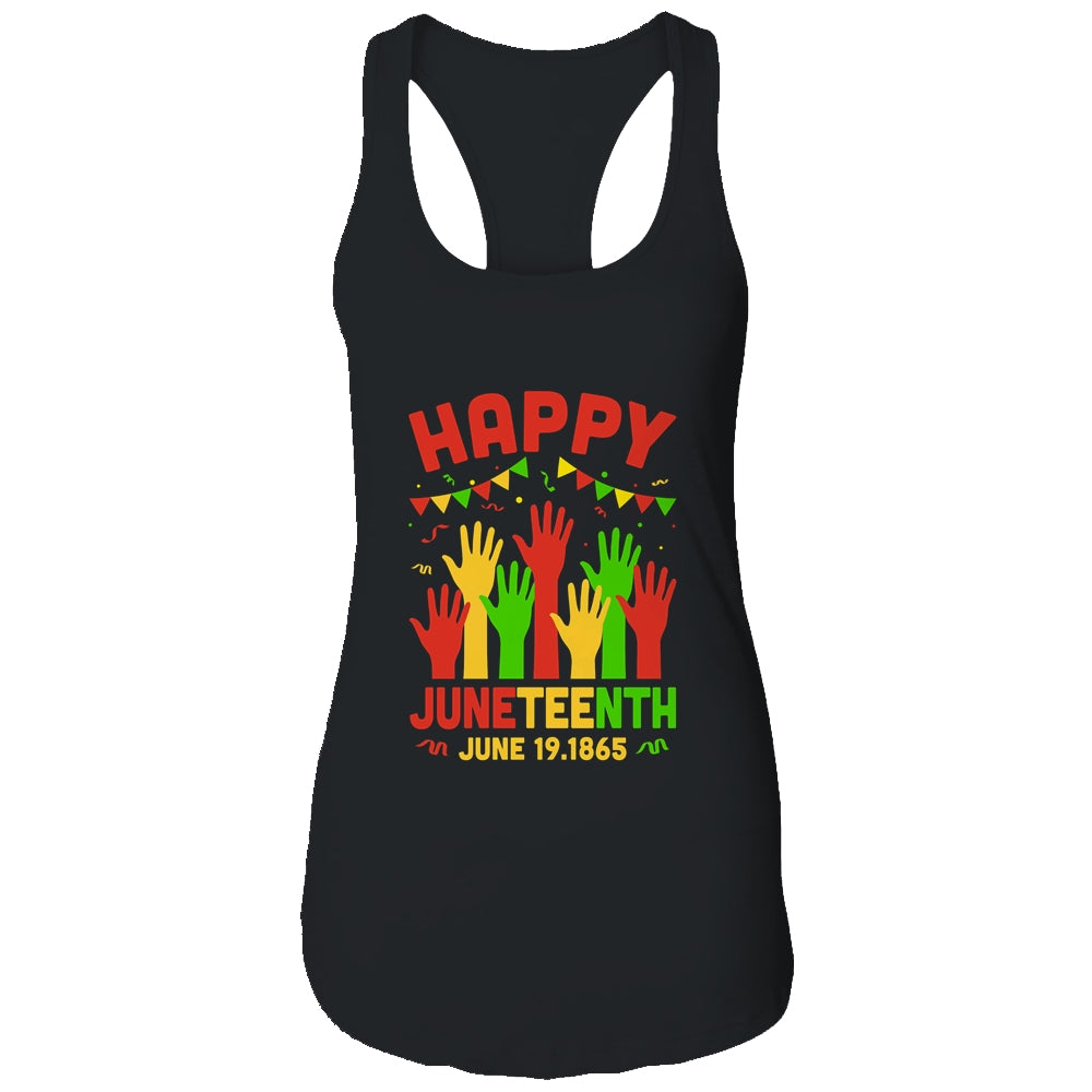 Happy Juneteenth Day Black Freedom African T-Shirt & Tank Top | Teecentury.com