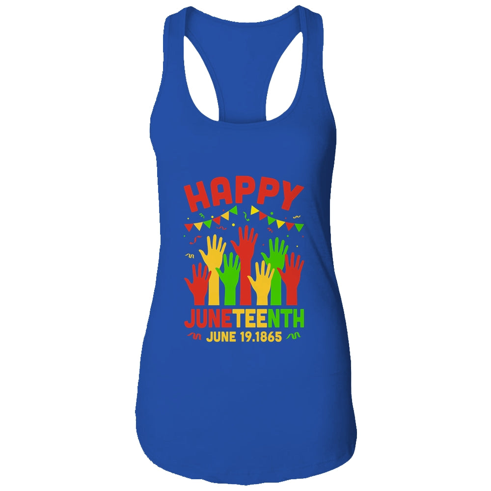 Happy Juneteenth Day Black Freedom African T-Shirt & Tank Top | Teecentury.com