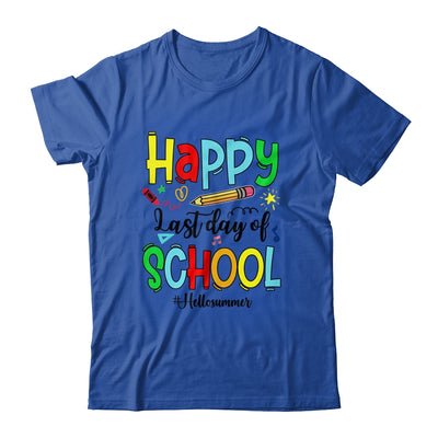 Happy Last Day Of School Shirt Hello Summer Teacher Student Shirt & Hoodie | teecentury