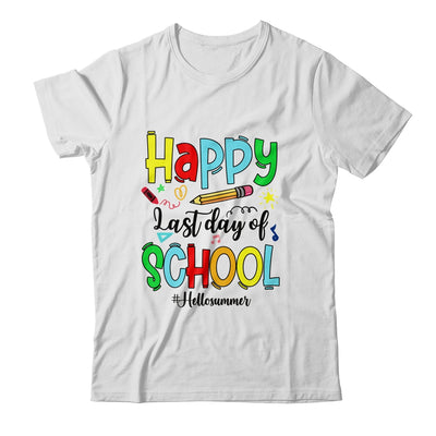 Happy Last Day Of School Shirt Hello Summer Teacher Student Shirt & Hoodie | teecentury