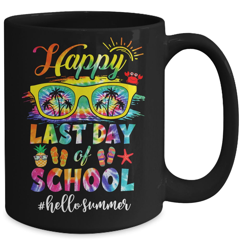 Happy Last Day of School Hello Summer Students and Teachers Mug | teecentury