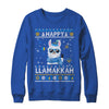 Happy Llamakkah Llama Ugly Hanukkah Ugly Sweater T-Shirt & Sweatshirt | Teecentury.com