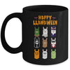 Happy Llamaween Halloween Llama Funny Girl Boy Kids Mug Coffee Mug | Teecentury.com