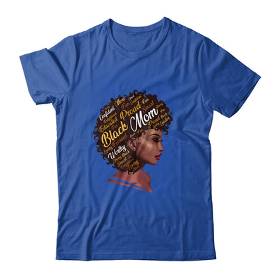 Happy Mother's Day Black Mom Queen Afro African Woman T-Shirt & Tank Top | Teecentury.com