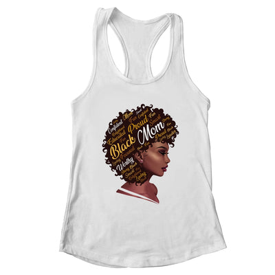 Happy Mother's Day Black Mom Queen Afro African Woman T-Shirt & Tank Top | Teecentury.com