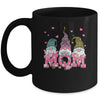 Happy Mothers Day Cute Gnomes Floral For Mom Daughter Mug | teecentury