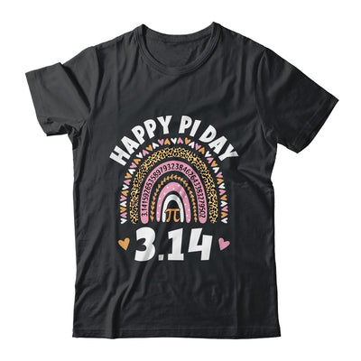 Happy Pi Day Mathematic Math Teacher Leopard Rainbow Shirt & Tank Top | teecentury