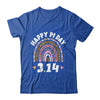 Happy Pi Day Mathematic Math Teacher Leopard Rainbow Shirt & Tank Top | teecentury