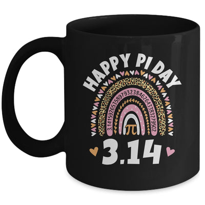 Happy Pi Day Mathematic Math Teacher Leopard Rainbow Mug | teecentury