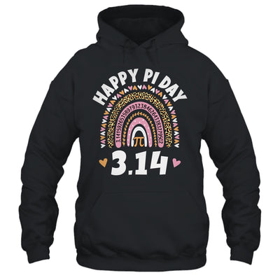 Happy Pi Day Mathematic Math Teacher Leopard Rainbow Shirt & Tank Top | teecentury