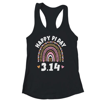 Happy Pi Day Mathematic Math Teacher Leopard Rainbow Shirt & Tank Top | teecentury