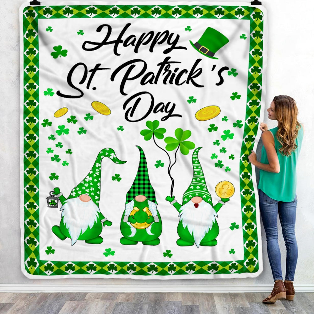 St patricks store day fleece blanket