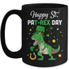 Happy St Pat T-Rex Saint Patrick's Day Dinosaur Boys Kids Mug Coffee Mug | Teecentury.com