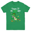 Happy St Pat T-Rex Saint Patrick's Day Dinosaur Boys Kids Youth Youth Shirt | Teecentury.com