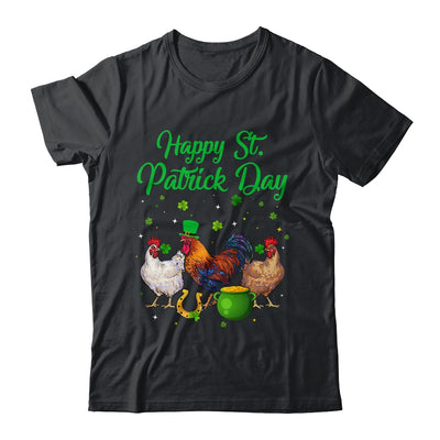 Happy St Patricks Day Chicken Funny Farmer Women Men T-Shirt & Hoodie | Teecentury.com