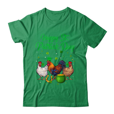 Happy St Patricks Day Chicken Funny Farmer Women Men T-Shirt & Hoodie | Teecentury.com