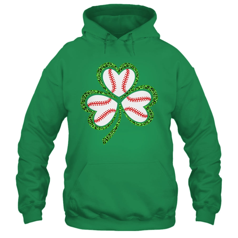 Happy St Patricks Day Shamrock Baseball Heart Men Boys Shirt & Tank Top | teecentury