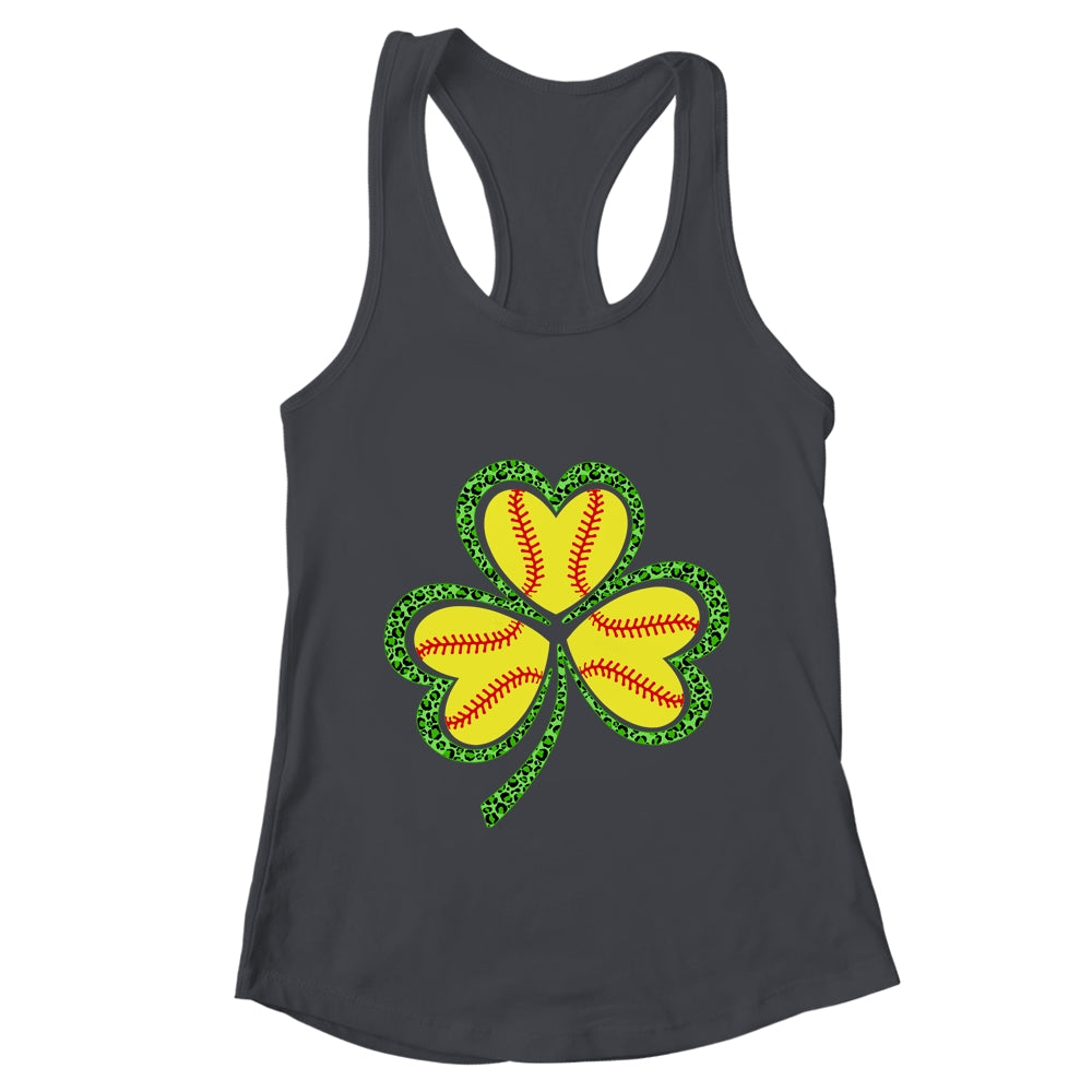Happy St Patricks Day Shamrock Solfball Heart Women Boys Shirt & Tank Top | teecentury