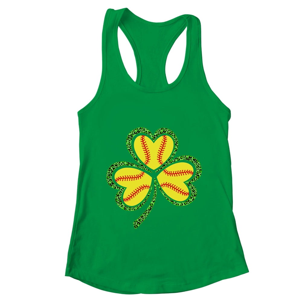 Happy St Patricks Day Shamrock Solfball Heart Women Boys Shirt & Tank Top | teecentury