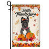 Happy Thanksgiving Funny French Bulldog Flag Fall Pumpkin Farmhouse Autumn Thanksgiving Flag | Teecentury.com