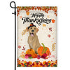 Happy Thanksgiving Funny Labrador Flag Fall Pumpkin Farmhouse Autumn Thanksgiving Flag | Teecentury.com