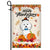 Happy Thanksgiving Funny Poodle Flag Fall Pumpkin Farmhouse Autumn Thanksgiving Flag | Teecentury.com