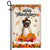 Happy Thanksgiving Funny Pug Flag Fall Pumpkin Farmhouse Autumn Thanksgiving Flag | Teecentury.com