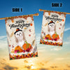 Happy Thanksgiving Funny Shih Tzu Flag Fall Pumpkin Farmhouse Autumn Thanksgiving Flag | Teecentury.com