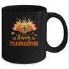 Happy Thanksgiving Turkey Face Mask Funny Quarantine Gift Mug Coffee Mug | Teecentury.com