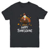 Happy Turkey Day Funny Thanksgiving 2022 Autumn Fall Season Youth Youth Shirt | Teecentury.com
