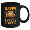 Happy Turkey Day Thanksgiving Day Funny Turkey Thanksgiving Mug | teecentury