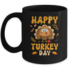 Happy Turkey Day Thanksgiving Day Funny Turkey Thanksgiving Mug | teecentury