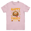 Happy Turkey Day Thanksgiving Day Funny Turkey Thanksgiving Youth Shirt | teecentury