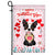 Happy Valentine's Day Boston Terrier Flag Dogs Funny Boston Terrier Heart Balloon Flag | Teecentury.com