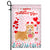 Happy Valentine's Day Corgi Flag Dogs Funny Corgi Heart Balloon Flag | Teecentury.com