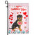 Happy Valentine's Day Rottweiler Flag Dogs Funny Rottweiler Heart Balloon Flag | Teecentury.com