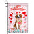 Happy Valentine's Day Saint Bernard Flag Dogs Funny Saint Bernard Heart Balloon Flag | Teecentury.com