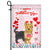 Happy Valentine's Day Yorkie Flag Dogs Funny Yorkie Heart Balloon Flag | Teecentury.com