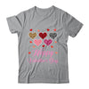 Happy Valentines Day Leopard Plaid Hearts Women Girls Kids Shirt & Tank Top | teecentury