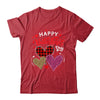 Happy Valentines Day Three Leopard And Plaid Hearts T-Shirt & Tank Top | Teecentury.com