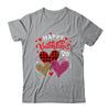 Happy Valentines Day Three Leopard And Plaid Hearts T-Shirt & Tank Top | Teecentury.com