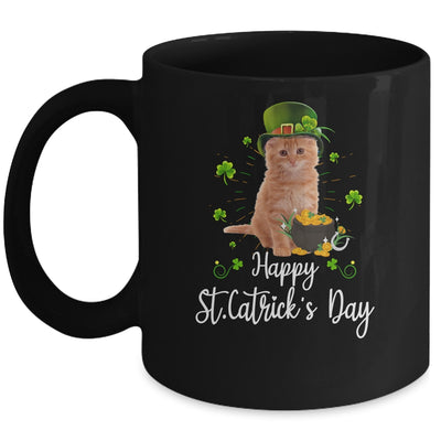 Happy st catrick's day cat st patricks day Women Kids Mug Coffee Mug | Teecentury.com