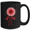 Heart Disease Awareness Month Sunflower For Women Go Red Mug | teecentury