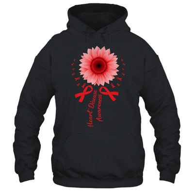 Heart Disease Awareness Month Sunflower For Women Go Red Shirt & Tank Top | teecentury