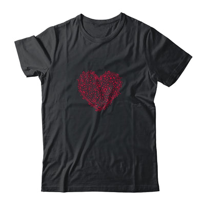 Heart Shape Musical Notes Music Lovers Gift Valentines Day T-Shirt & Hoodie | Teecentury.com