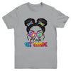 Hello 1st First Grade Messy Bun Back To School Tie Dye Girl Youth Shirt | teecentury