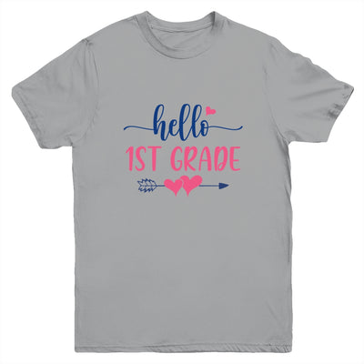 Hello 1st Grade Kids Back to School First Grade Youth Youth Shirt | Teecentury.com